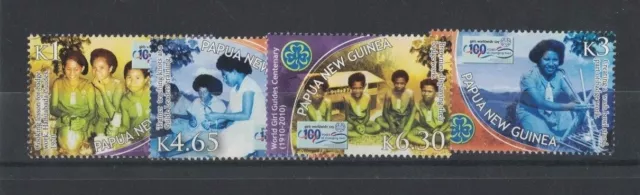 2010 Papua New Guinea Girl Guiding SG 1385/8 Muh Set