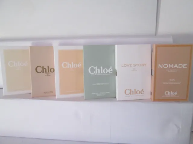 Chloe Perfume Samples Set of 6 x 1.2ml Mini Sprays