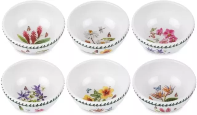 Portmeirion Exotic Botanic Garden - 5.5" Fruit Salad Bowls - Set of 6