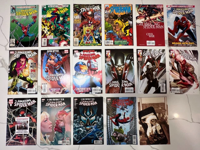 Amazing Spider-Man, 17 Comic Lot (#373, 383, 403, 535, 546, 573, 598, 599 +more)