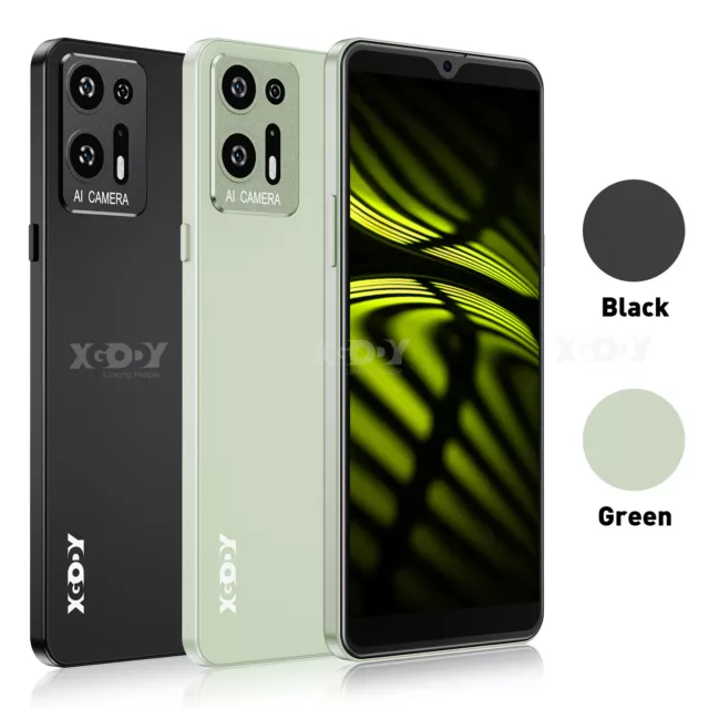XGODY Dual SIM Smartphone Android NEU 3G/4G Handy Ohne Vertrag Quad Core 6 Zoll