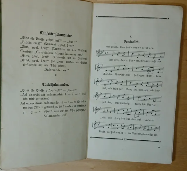 Rar! Liederbuch Winfridia Breslau 1926 Studenten Studentika Münster Wroclaw.. 3