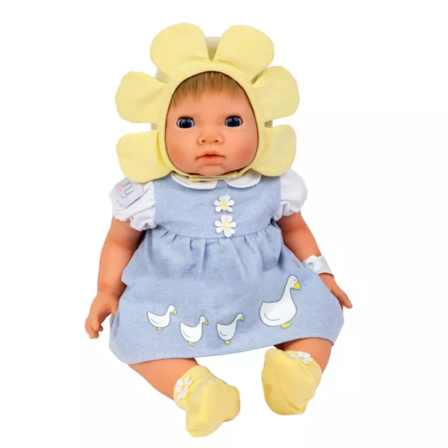 Chad Valley Tiny Treasures Duckling Dress Outfit For 17in/44cm Doll