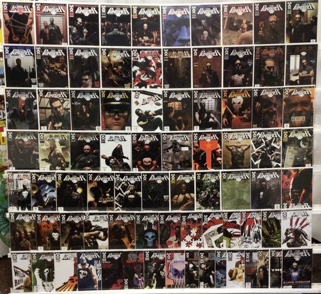 Max Comics The Punisher Run Lot 3-75 Plus One-Shots, Marvel Spotlight VF/NM 2004