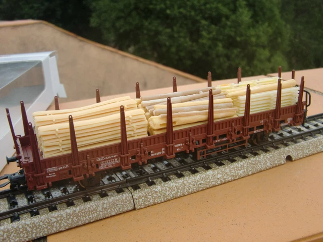 Wagon Couvert Marklin 386 HO En Métal - Ancien - Allemagne - Courant Alternatif