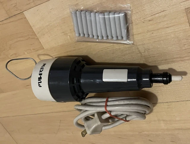 Fullerton 594X Model 77 ELECTRIC ERASER Works + 11 Eraser Refills!