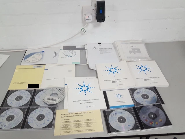 Agilent 6890 / MSD Software Pacchetti & Manuali Lotto Massa Spectral Biblioteche
