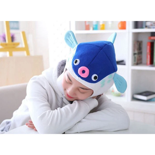 Plush Animal Cosplay Hat Cartoon Cap Plush Stuffing Christmas 3