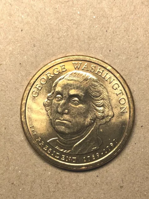 USA - 2007 p ONE DOLLAR GEORGE WASHINGTON PRESIDENTIAL COIN