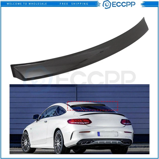 For Mercedes Benz C-Class W204 Coupe C204 100% Carbon Fiber Spoiler Lip
