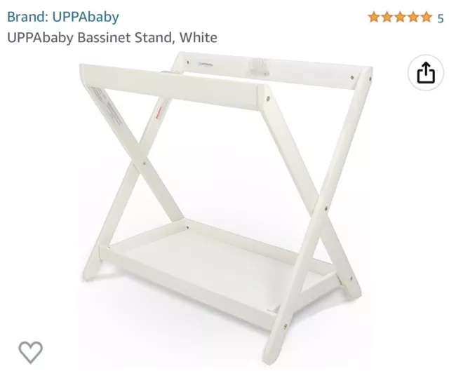UPPAbaby ‎0208W Bassinet Stand - White - NEW Unopened!