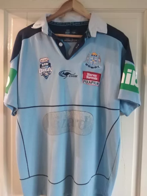 NSW Blues State Of Origin Shirt - Centenary Of Rugby League - Canterbury - NRL