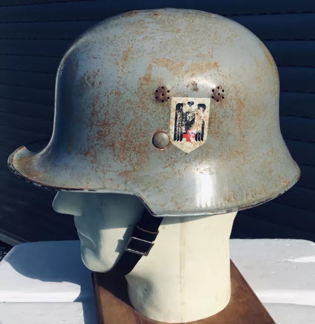 M34 Stahlhelm, DRK, Rot Kreuz Helm