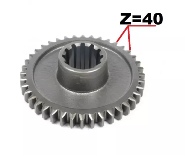 Gearbox (gear Z=40) tractor Belarus 50/80/82/500/800/900/1000