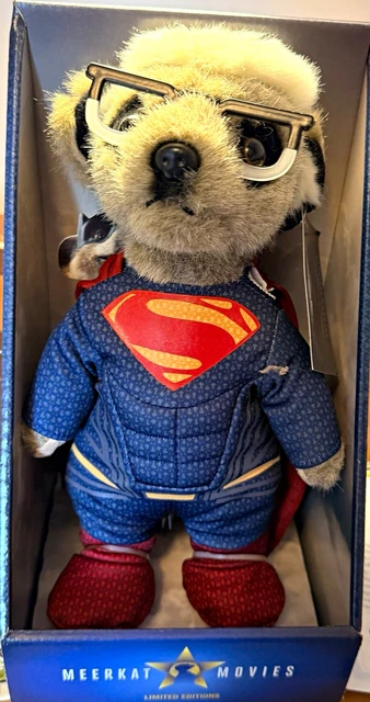 MEERKAT MOVIES LIMITED Edition Sergei Superman Meerkat Plush Toy Box ...