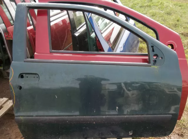 Fiat Punto Mk1 1994-1999 3Door Offside Driver Side Door Shell Panel Dark Green