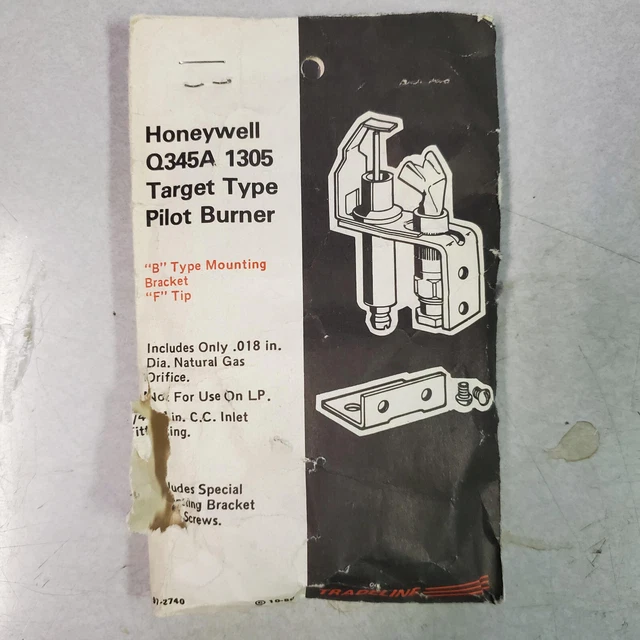 1 New Honeywell Q345A 1305 Target Type Pilot Burner