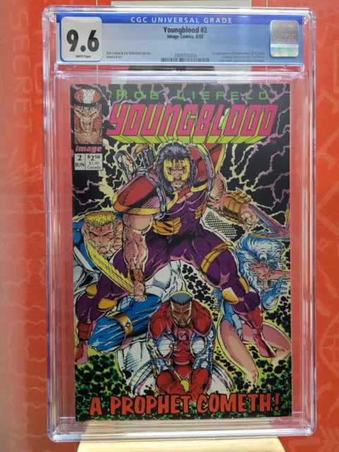 Youngblood #2 Pink Title CGC 9.6, 1st Appearance Of Shadowhawk & Prophet