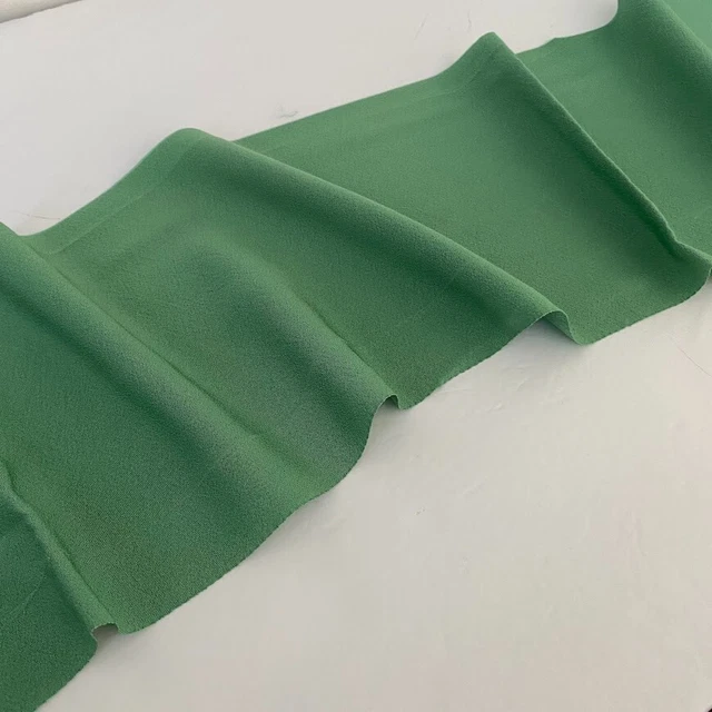 Asparagus #D 6.5x82 -2.27yd LONG Vintage Silk Japanese Kimono Fabric SCF67