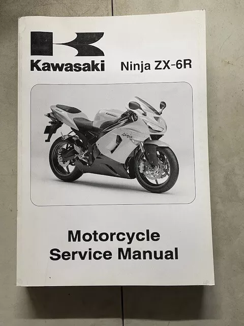 Sm293 Kawi Ninja ZX-6R ZX636  Motorcycle Service Manual 99924-1345-01