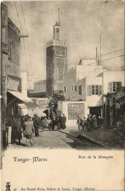 CPA AK MAROC TANGER Rue de la Mosquée (38933)