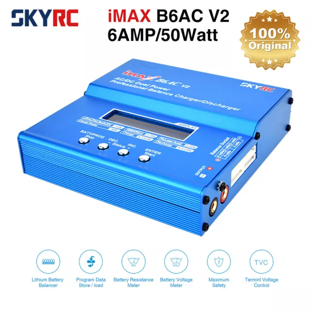 SKYRC iMAX B6AC V2 Balance Charger Discharger for Li-ion Nimh Nicd Lipo Battery