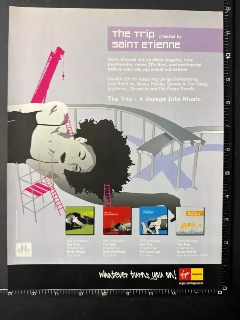 SAINT ETIENNE - THE TRIP 9X12" Magazine Advert Mini Poster