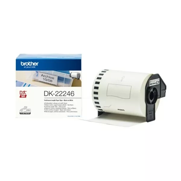 Brother DK-22246 DirectLabel Etiketten weiss 103mm x 30,48m für Brother QL 12-