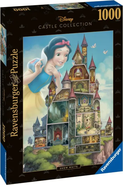 Ravensburger Disney Castles Snow White 1000 Piece Jigsaw Puzzles for Adults and