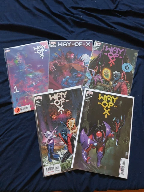 Way Of X #1-5 Full run. Rare Muller Design Variant Marvel Comics 2021. NM