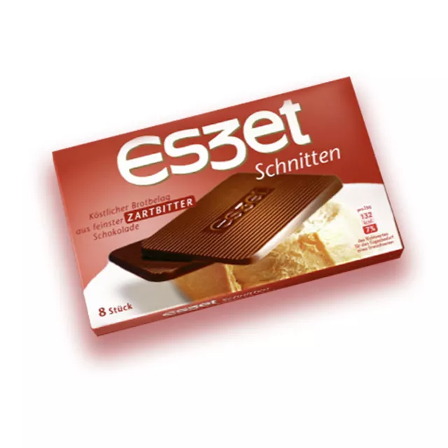 Eszet Sezione 8 Fine Zartbitterschokoladentäfelchen 75g 20er Pack