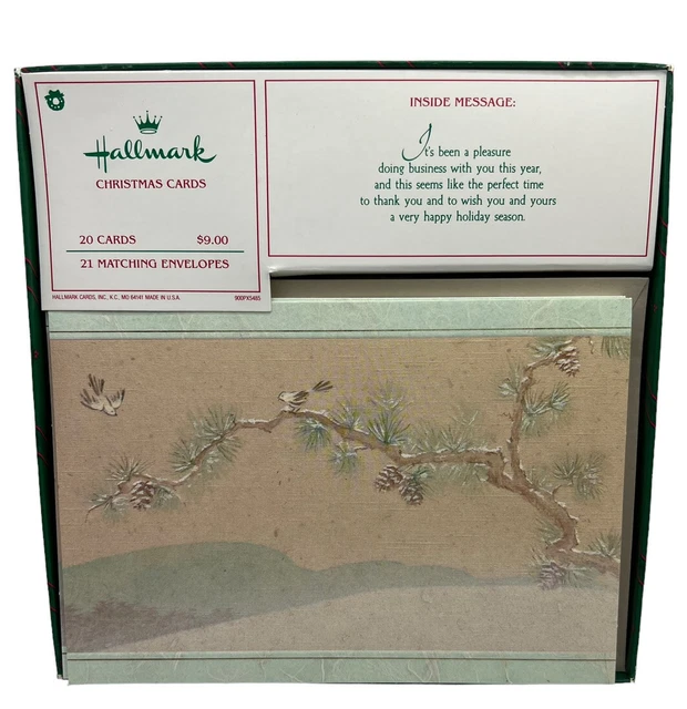 LOT OF 5 Vintage Hallmark Christmas Cards Unused "From the Five of Us