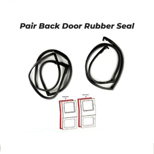 Rear Door Weatherstrip Rubber Seal For TOYOTA LANDCRUISER FJ45 FJ40 BJ40 1975-84