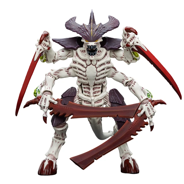 LEBOO JOYTOY Warhammer 40.000 Tyranid Warrior Con Boneswords - Action Figure 1:18 Da Collezione 12,4 Cm