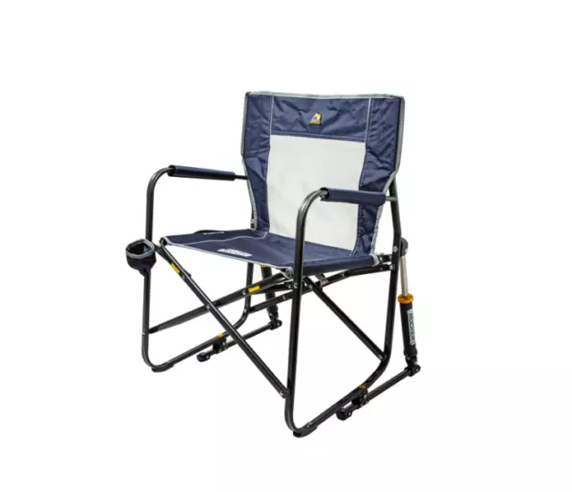 GCI Outdoor Freestyle Rocker Camping Chair, Blue, Free Ship