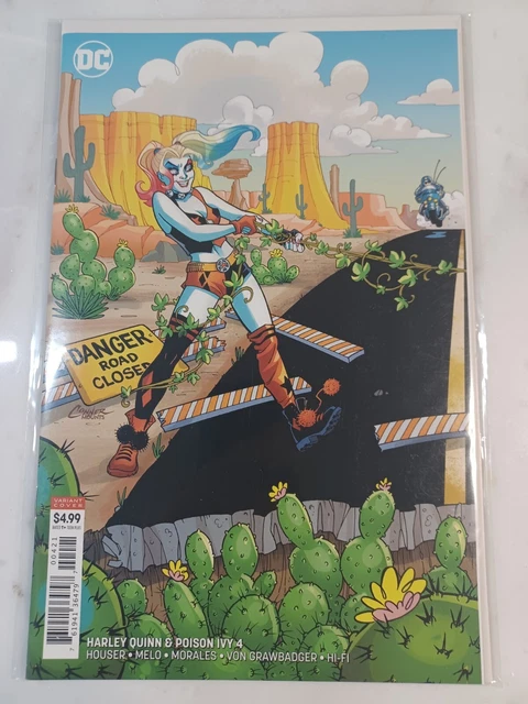 Harley Quinn & Poison Ivy 4 Amanda Conner Harley Quinn Variant Cover, DC Comics