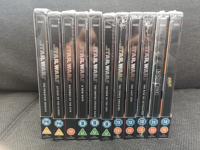 Lot Steelbook 4k Blu-ray " Star Wars " Édition Collector" 2