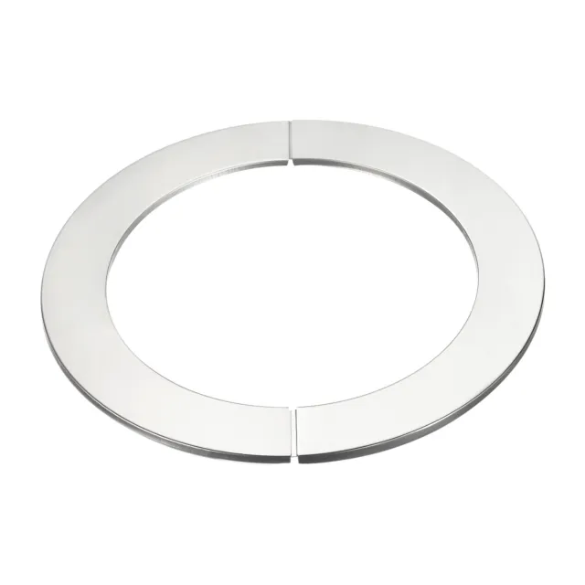 Wall Split Flange, 201 Stainless Steel Round Escutcheon Plate for 161mm Pipe