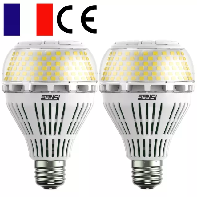 1X E27 250W Ampoule 4000lm Haute Économie d'énergie Lumière du jour Lampe CE