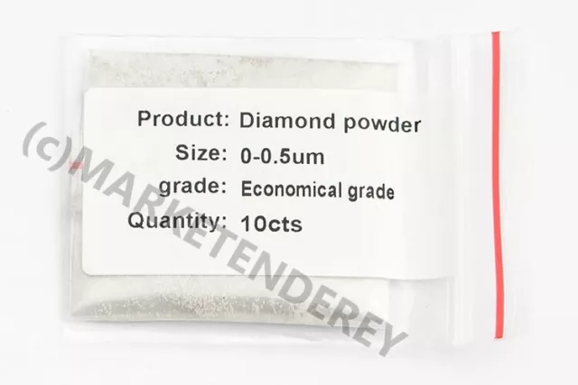 10ct. scharfkantiges Diamantpulver EDM Polierpulver, Nagelneu! (GP 0,50€/ct.)