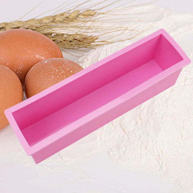 Flexibles rechteckiges Seifenlaib-Silikonform-DIY-Werkzeug für die Herstellung