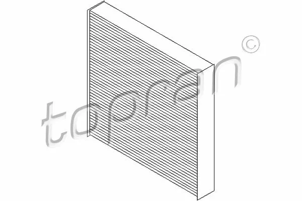 Filtro TOPRAN 720 325, aire interior para CITROËN, PEUGEOT