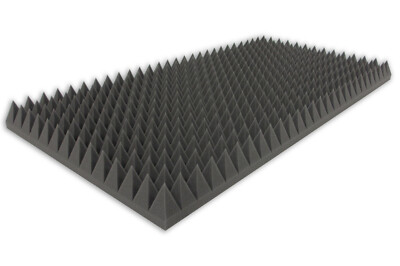 Akustikpur Mousse Pyramides Auto-Adhésif Type 100x50x3 Acoustique Son Protection Isolation 