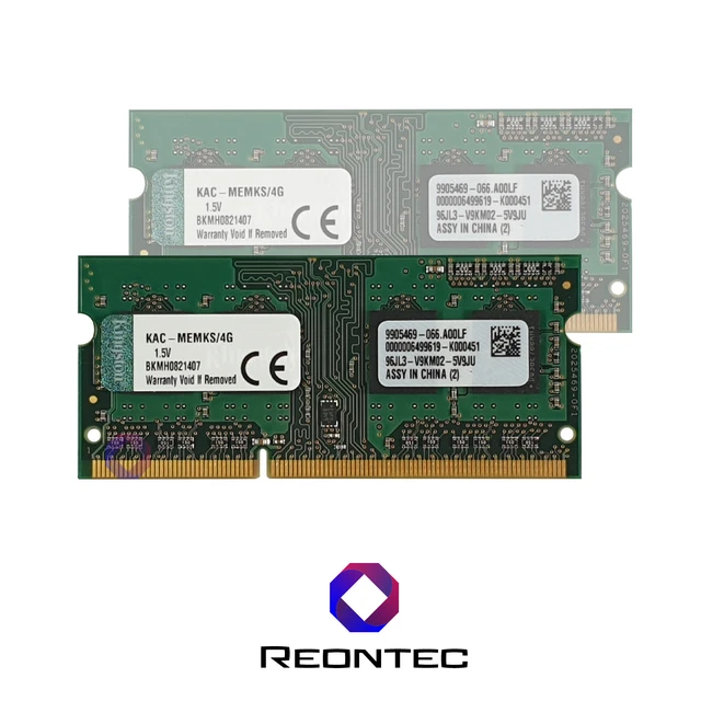 Mémoire RAM 4 Go DDR3 Pour PC Portable - Micron MT8KTF51264HZ-1G6N1 - PC3L-12800S (1600 MHz)