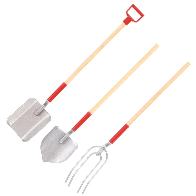 3 Pcs Tiny House Garden Tool Miniature Dollhouse Farm Tools Work Child Small