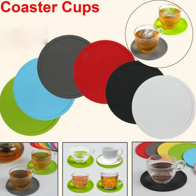 Blank Acrylic Coasters - Choose Round or Square, 80 x 80mm or 90 x 90mm &  Amount