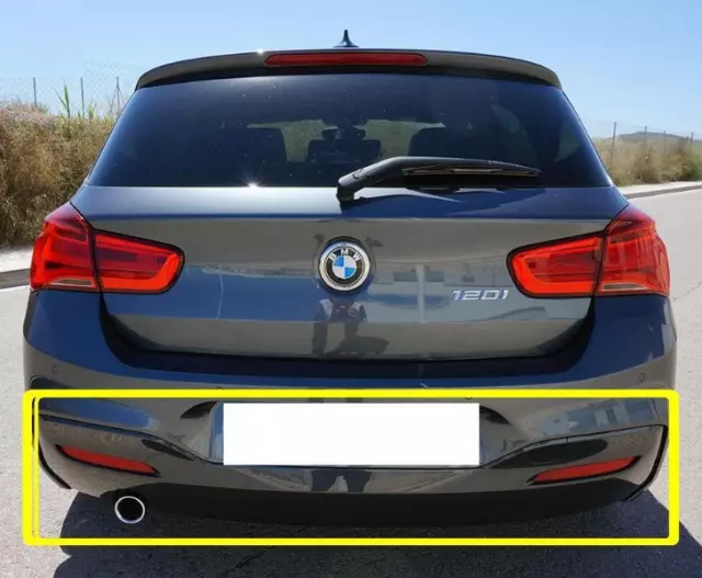 New Genuine Bmw F20 F21 M Sport Bumper Diffuser With One Muffler Exhaust 8060302