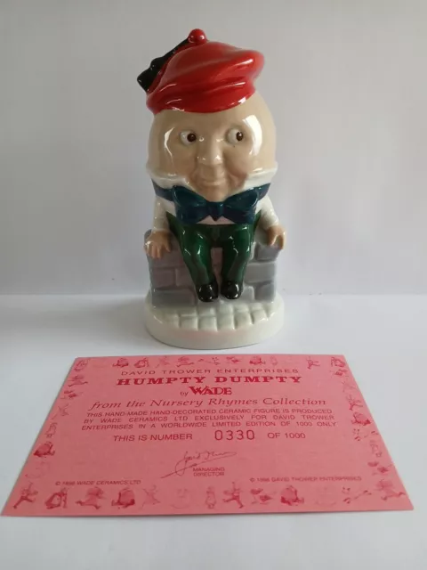 Wade Nursery Rhymes Collection - Humpty Dumpty  - Limited Edition Of 1000