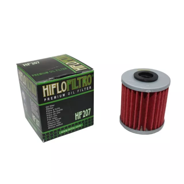 Hiflo HF207 Motorcycle Oil Filter for Suzuki FL 125 Address 07-10