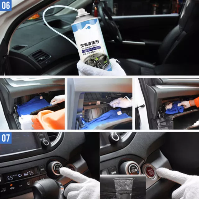 Air Conditioner Cleaning Agent Multifunction Anti Stain Car Interior Foam